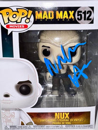 Nicholas Hoult Signed Funko Pop #512 Nux (Mad Max) - SWAU