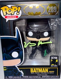 Val Kilmer Signed Funko Pop #289 Batman 80 Years - Celebrity Authentics #03