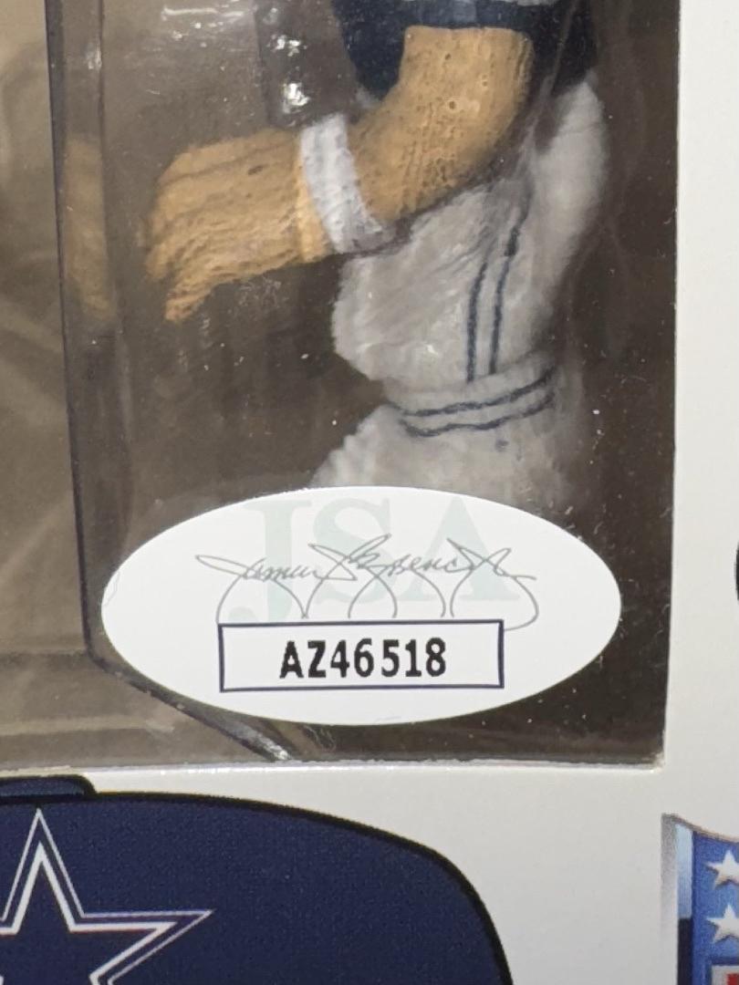 Tony Romo Signed Funko Pop #66 "Tony Romo" Cowboys - Beckett COA