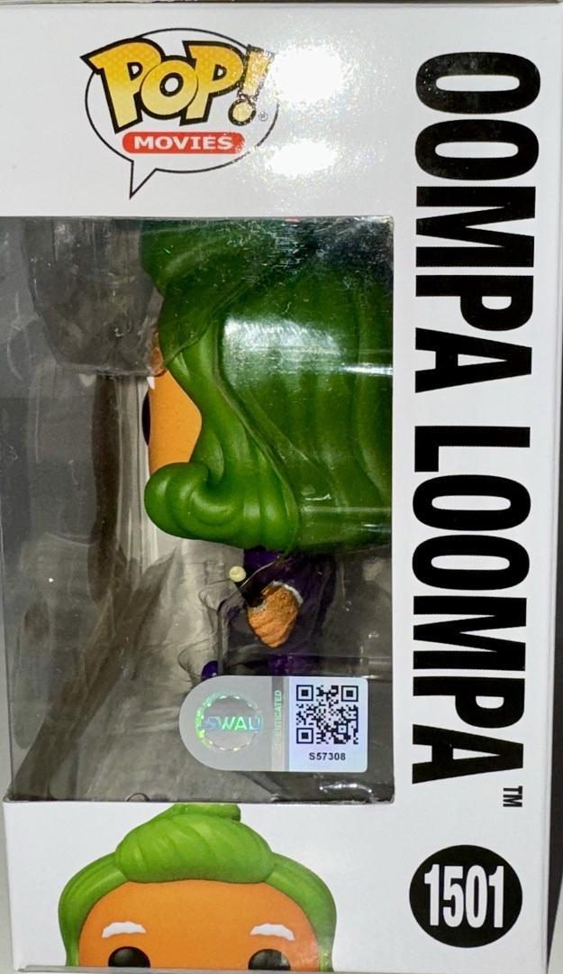 Hugh Grant Signed Funko Pop #1501 "Oompa Loompa" (Wonka) - SWAU #02