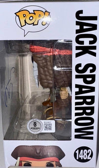 Johnny Depp Signed Funko Pop #1482 Jack Sparrow (Pirates Of The Caribbean)  - Beckett COA