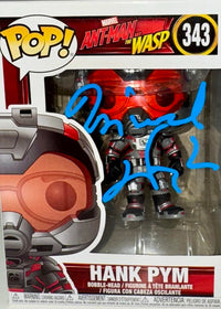 Michael Douglas Signed Funko Pop #343 "Hank Pym" Ant-Man (Blue Ink) - Beckett COA #02