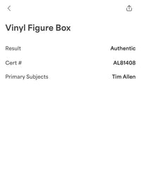 Tim Allen Signed Funko Pop #523 "Buzz Lightyear" (Toy Story) - PSA COA