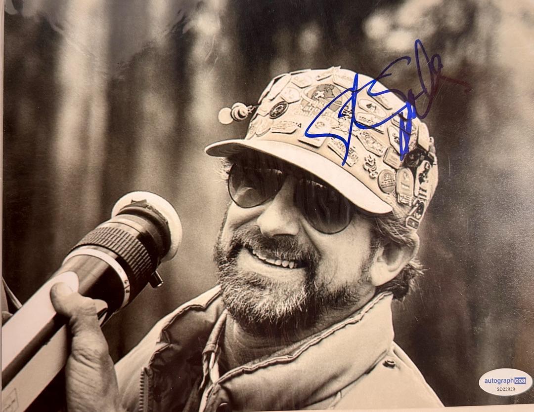 Steven Spielberg Signed 8x10 Photo - ACOA #01