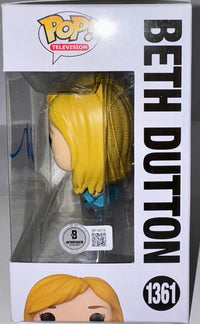 Kelly Reilly Signed Funko Pop #1361 Beth Dutton (Yellowstone) -  Beckett COA