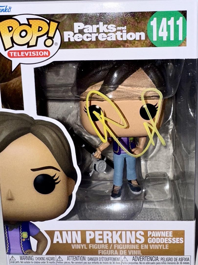 Rashida Jones Signed Funko Pop #1411 "Ann Perkins" (Parks & Recreation) - Beckett COA