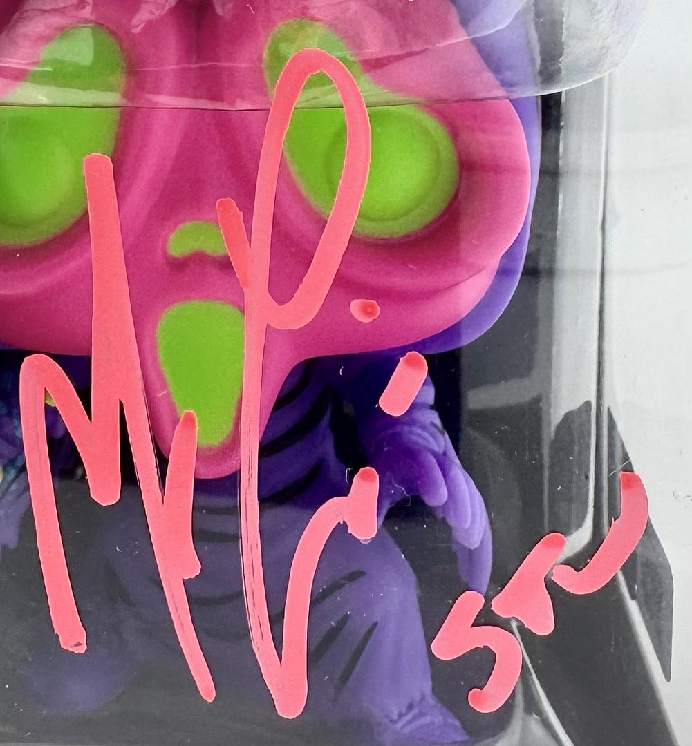 Matthew Lillard Signed Funko Pop #1607 Ghost Face Blacklight Variant (Scream) - OC Celebrity Marketing #03