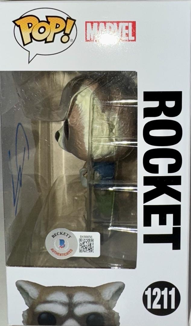 Bradley Cooper Signed Funko Pop #1211 "Rocket Raccoon" GOTG - Beckett COA #01