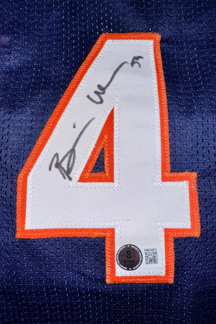 Chicago Bears "Monsters of the Midway" Autographed Butkus / Singletary / Urlacher Signed Custom Jersey - Beckett COA #01