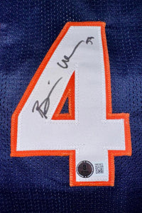 Chicago Bears "Monsters of the Midway" Autographed Butkus / Singletary / Urlacher Signed Custom Jersey - Beckett COA #01