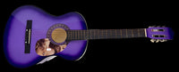 Jennifer Lopez Signed Purple Guitar - JSA COA #03
