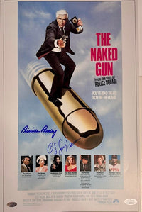 OJ Simpson & Priscilla Presley Signed 11x17 Photo (The Naked Gun) - Schwartz / JSA COA