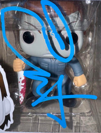 Jamie Lee Curtis Signed Funko Pop #03 Michael Myers Halloween (Blue Ink) - Beckett COA