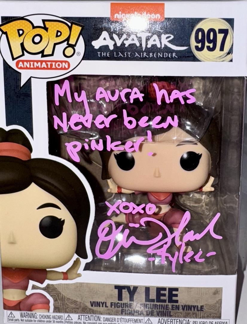 Olivia Hack Signed Funko Pop #997 "Ty Lee" (Avatar Last Airbender) w/ Quote - SWAU #03