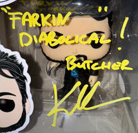 Karl Urban Signed Funko Pop #977 "Billy Butcher" The Boys w/Inscription - JSA COA