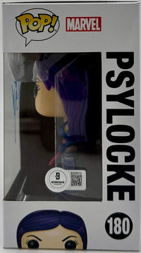 Olivia Munn Signed Funko Pop #180 Psylocke X-Men - Beckett COA #04