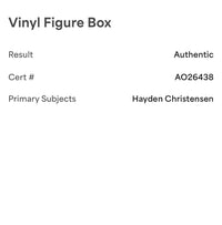Hayden Christensen Signed Funko Pop #539 "Darth Vader" (Star Wars) - PSA COA