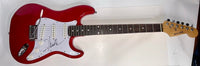 Neal Schon Signed Red Guitar (Journey) - JSA COA