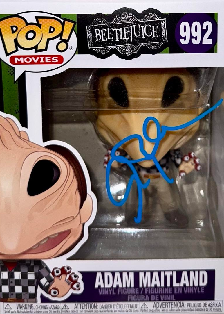 Alec Baldwin Signed Funko Pop #992 "Adam Maitland" (Beetlejuice) Blue Ink - Beckett COA