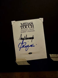 Donald Trump Signed & Matted Bookplate Cut Signature - Koschal COA #07