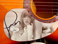 Taylor Swift Signed Black/Blonde Guitar - JSA COA #03