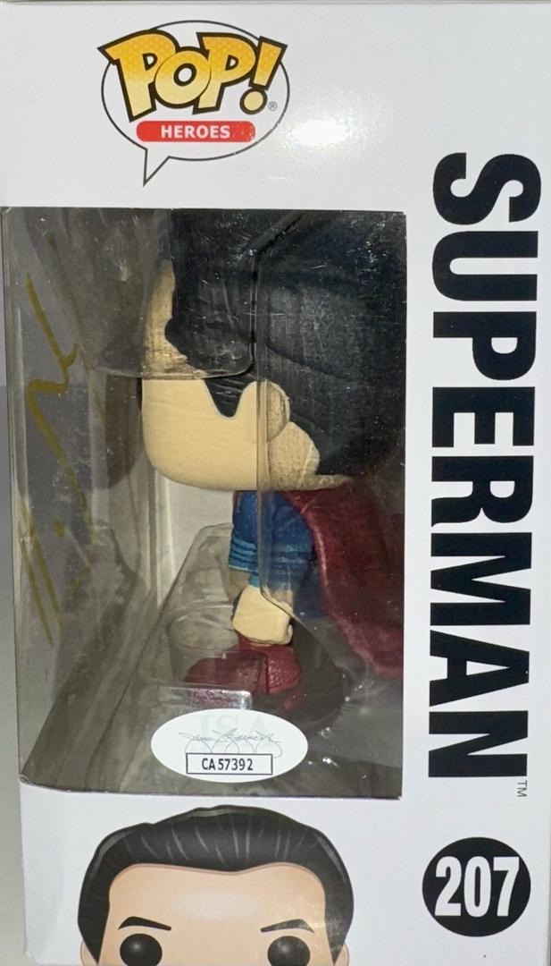 Henry Cavill Signed Funko Pop #207 "Superman" (Justice League) - JSA COA