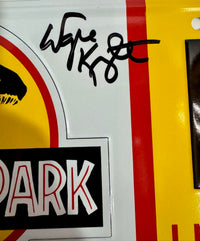 Wayne Knight Signed License Plate (Jurassic Park) - Beckett COA