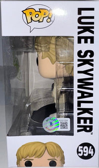 Mark Hamill Signed Funko Pop #594 Luke Skywalker / Star Wars -  PSA Graded & Beckett COA