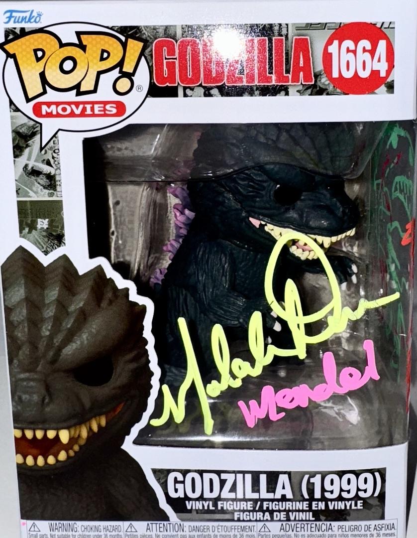 Malcom Danare Signed Funko Pop #1664 "Godzilla" w/drawing (Godzilla 1999) - SWAU