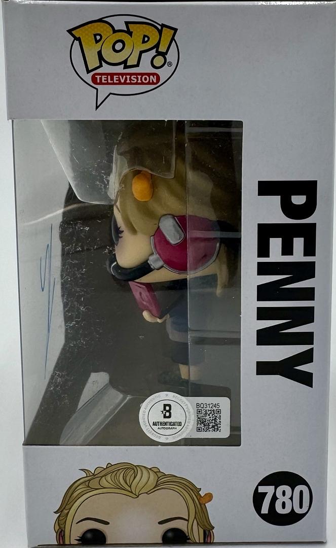 Kaley Cuoco Signed #780 Penny from Big Bang Theory Funko Pop - Beckett COA