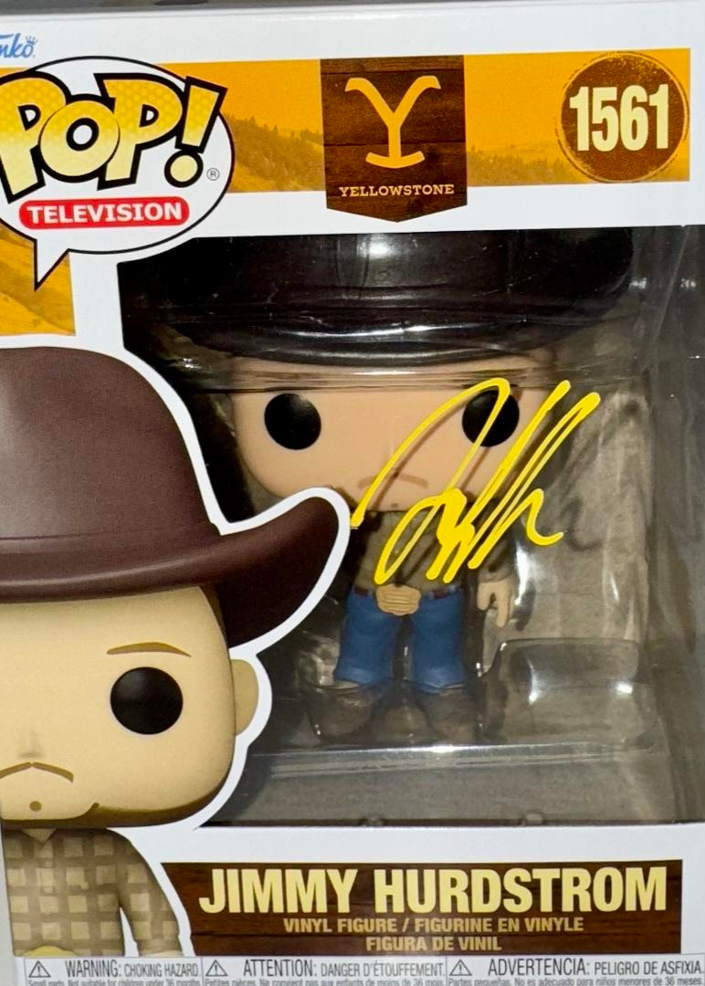 Jefferson White Signed Funko Pop #1561 "Jimmy  Hurdstrom" (Yellowstone) - Beckett COA #03