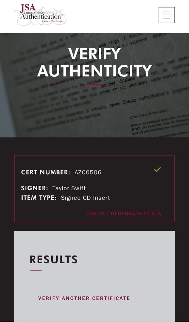 Taylor Swift Custom Framed & Signed CD Insert (The Tortured Poets Department) - JSA COA #02