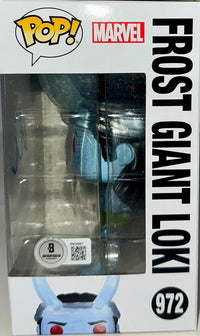 Matt Damon Signed Funko Pop #972 "Frost Giant Loki" (Marvel Studios: What IF….?) - Beckett COA