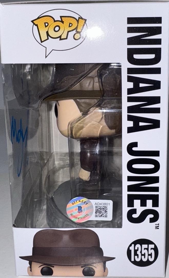 Harrison Ford Signed Funko Pop #1355 (Indiana Jones) - Beckett COA w/full letter of authenticity
