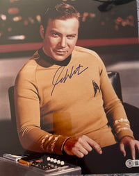 William Shatner Signed 11x14 Photo (Star Trek) - Beckett COA