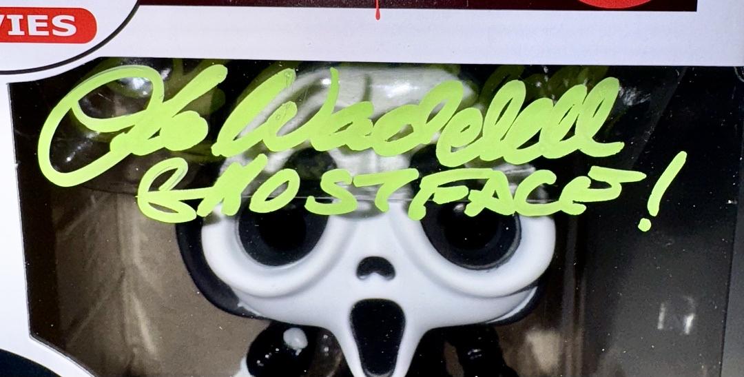 Lee Waddell Signed Funko Pop #1607 "Ghost Face" (Scream) - OC Celebrity Marketing