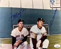 Carl Yastrzemski & Ted Williams Signed 8x10 Boston Red Sox - JSA COA