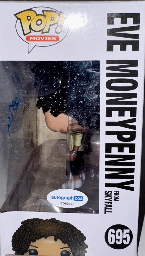 Naomie Harris Signed Funko Pop #695 Eve Moneypenny (James Bond) - ACOA