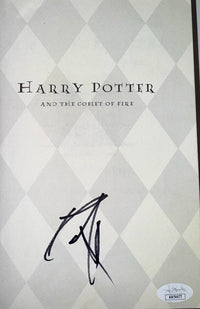 Daniel Radcliffe Autographed Book Goblet Of Fire - JSA COA #01