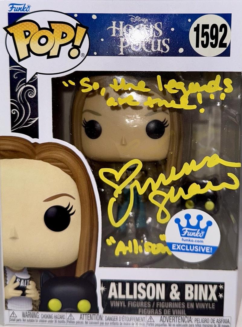 Vinessa Shaw Signed Funko Pop #1592 "Allison & Binx" (Hocus Pocus) - SWAU #01