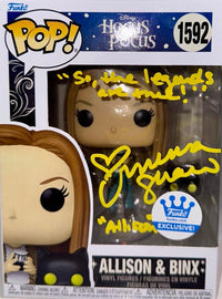 Vinessa Shaw Signed Funko Pop #1592 "Allison & Binx" (Hocus Pocus) - SWAU #01