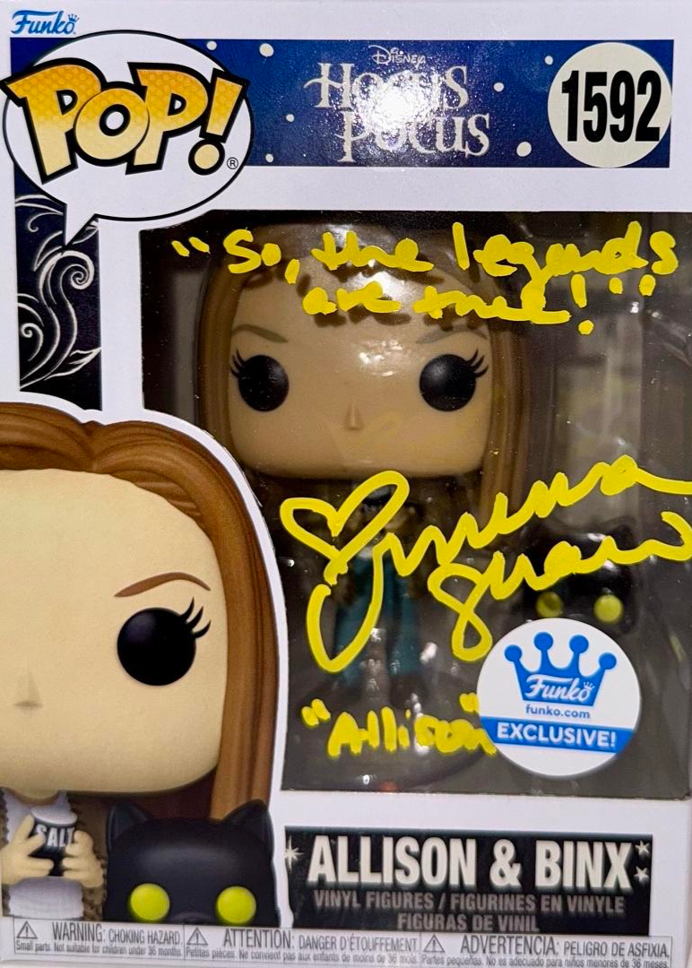 Vinessa Shaw Signed Funko Pop #1592 "Allison & Binx" (Hocus Pocus) - SWAU #01