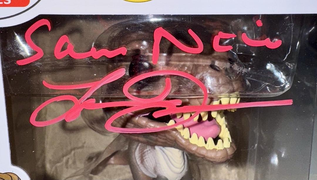 Laura Dern & Sam Neill Signed 25th Anniversary Funko Pop #549 (Jurassic Park) -  Celebrity Authentics #02