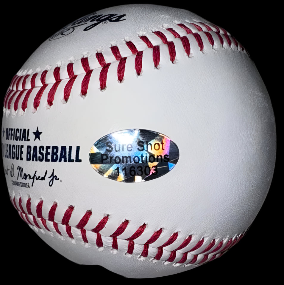 Jason Varitek Autographed Rawlings Official Baseball ROMLB w/ No Hitter Inscription - SureShot COA #02