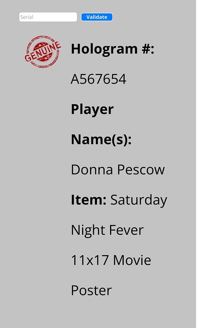 Donna Pescow Signed 11x17 Photo (Saturday Night Fever) - Schwartz COA