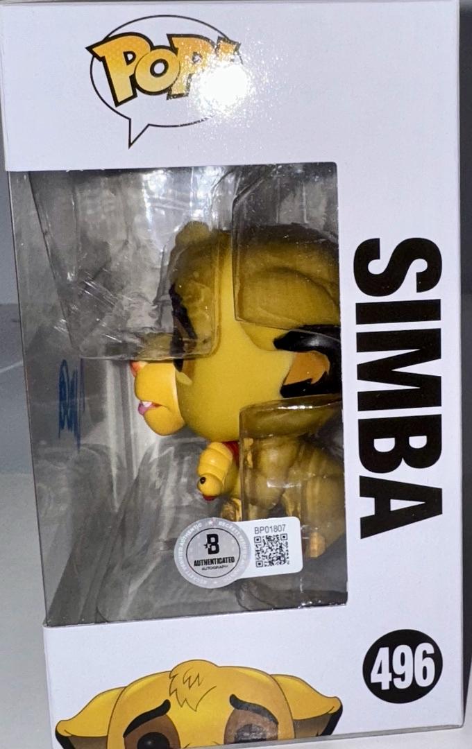 Matthew Broderick Signed Funko Pop #496 "Simba" (Lion King) - Beckett COA #02