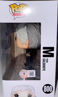 Judi Dench Signed Funko Pop #800 "M" (James Bond 007 Goldeneye) - Beckett COA #02