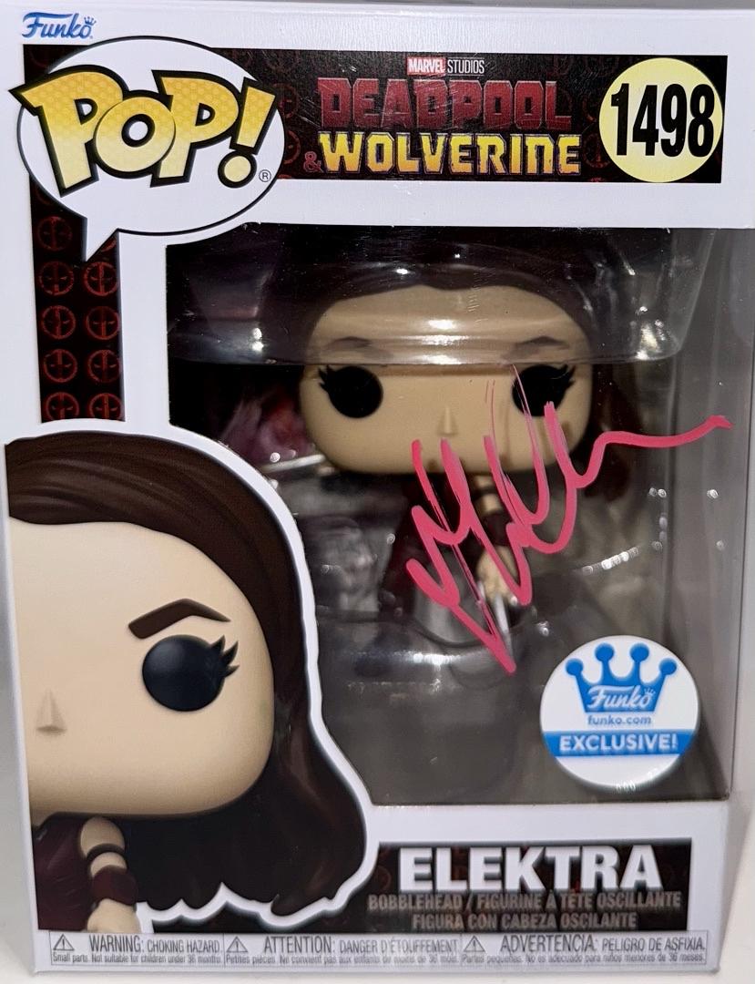 Jennifer Garner Signed Funko Pop #1498 "Elektra" Deadpool & Wolverine (Red Ink) - JSA COA #04