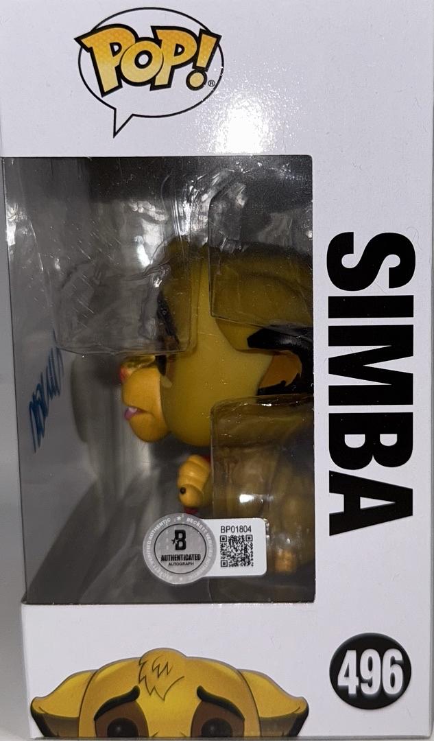 Matthew Broderick Signed Funko Pop #496 "Simba" (Lion King) - Beckett COA #03