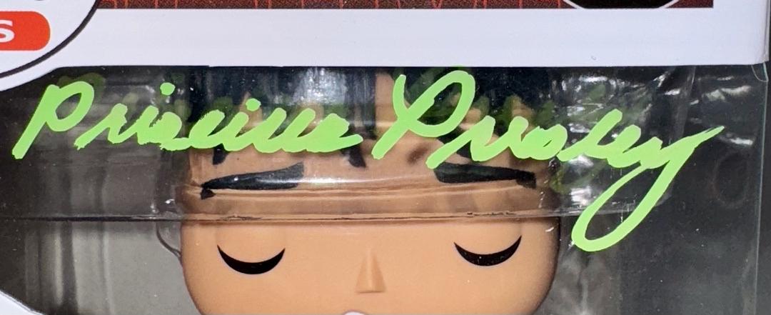 Priscilla Presley Signed Exclusive Funko Pop #188 Elvis 1968 Comeback Special (Elvis Presley)  - JSA COA